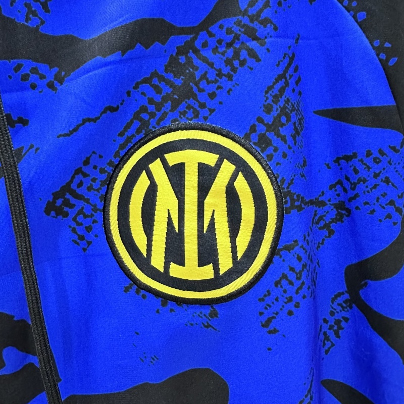 Inter Milan Windbreaker Jacket Blue&Black 2025/26 - Image 4