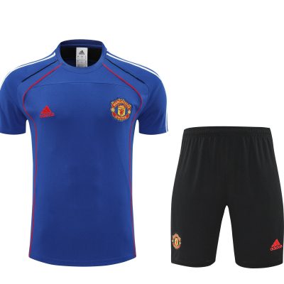 Manchester United Training Jersey Kit Blue 2025/26