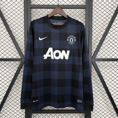 Manchester United Retro Away Long Sleeve Football Jersey Shirt 2013/14