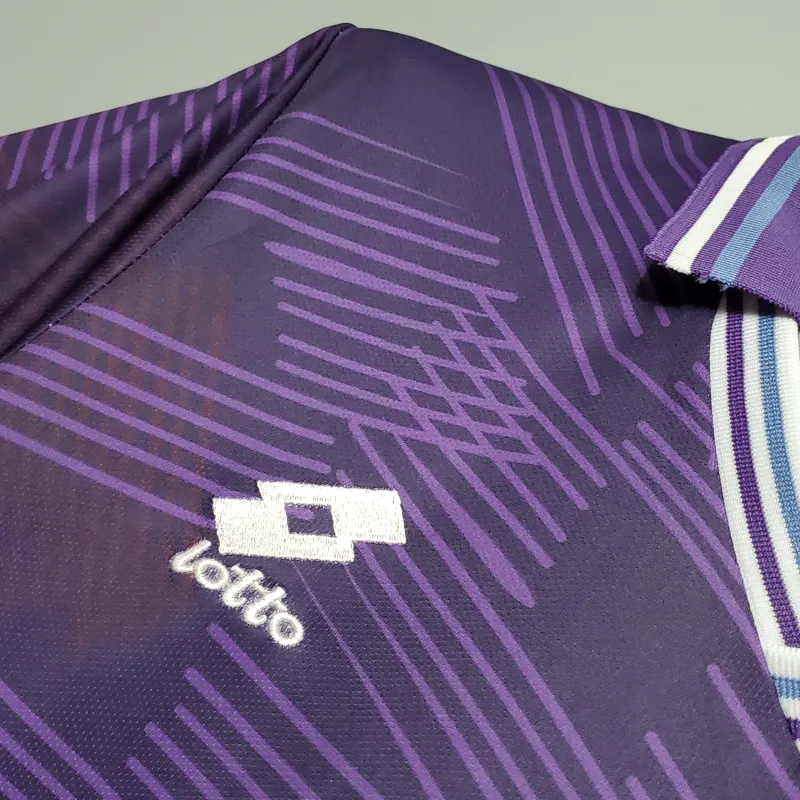 Fiorentina Retro Soccer Jersey Home Custom Shirt 1992/93 - Image 3