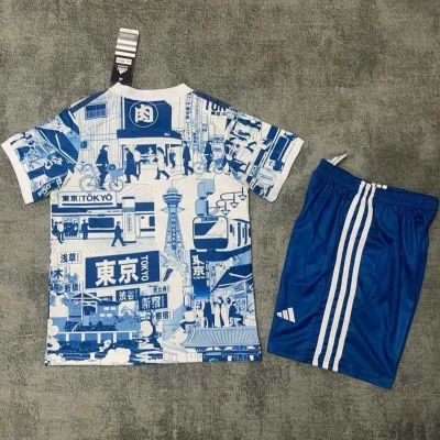 Alternative view of Japan Soccer Jersey Tyoko Special Edition Kids Kit Jersey+Shorts 2025