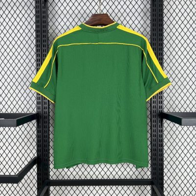 Alternative view of Brazil Retro Jersey Custom Goalkeeper Soccer Jersey 1998