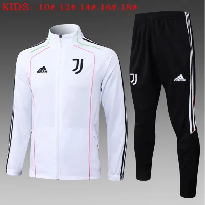 Kids Juventus Training Kit (Jacket+Pants) White 2025/26