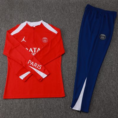 Alternative view of PSG Training Kit (Sweatshirt+Pants) Red 2025/26