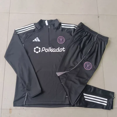 Alternative view of Kids Inter Miami Training Kit (Sweatshirt+Pants) Black 2025