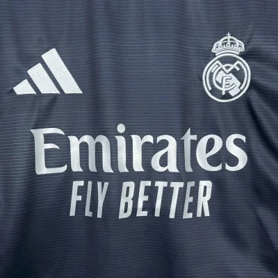 Alternative view of Real Madrid Soccer Jersey Away Long Sleeve Custom Shirt 2025/26
