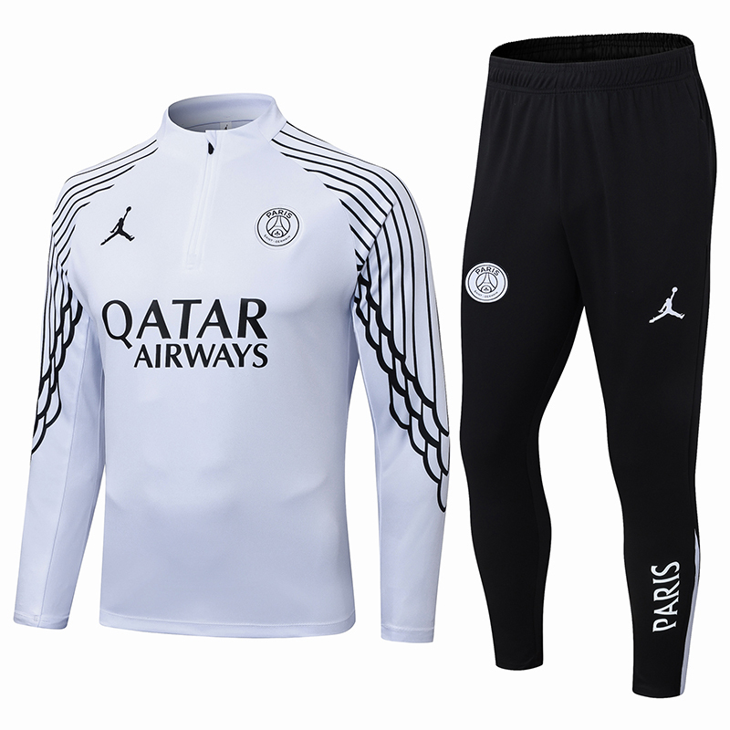 PSG Training Kit (Sweatshirt+Pants) White 2025/26