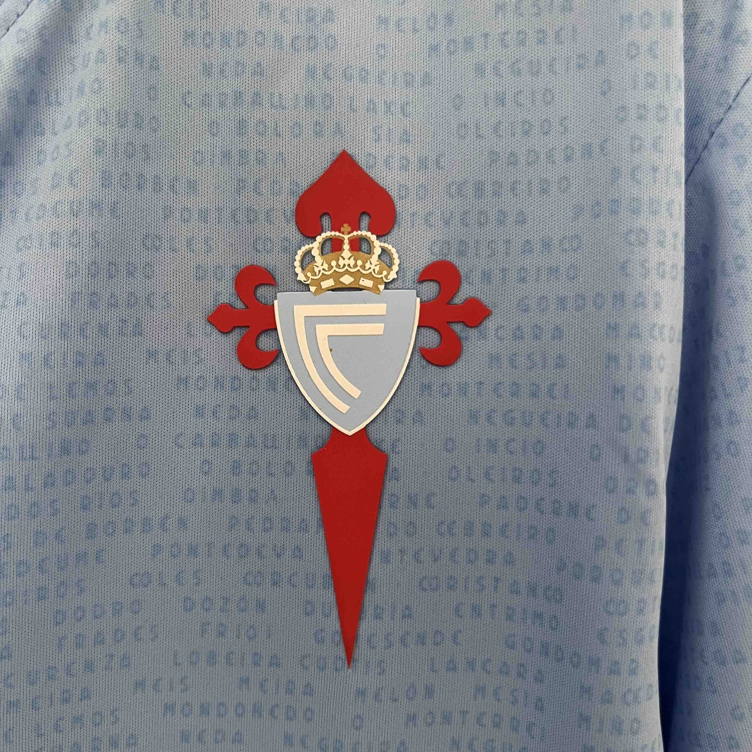 Celta Vigo Soccer Jersey Home Custom Shirt 2024/25 - Image 3