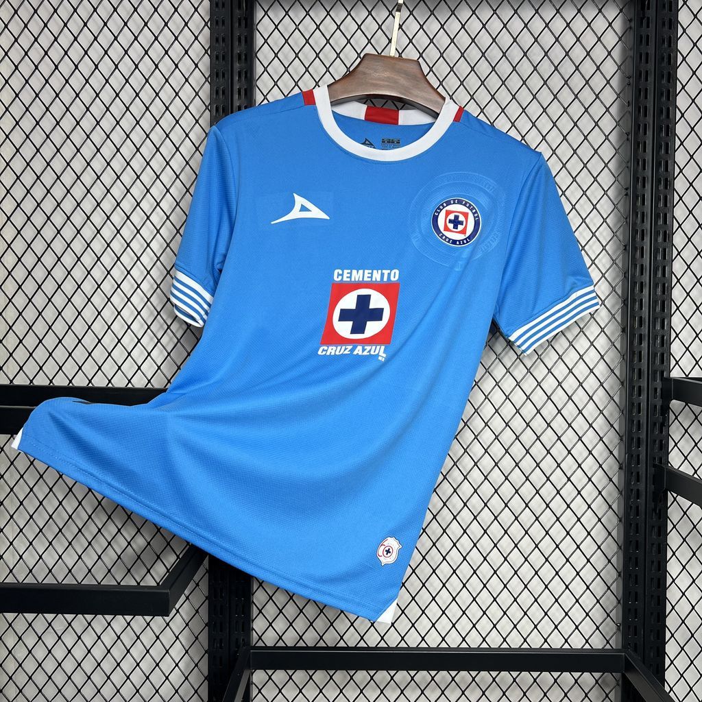 Cruz Azul Soccer Jersey Home Custom Shirt 2024/25 - Image 3