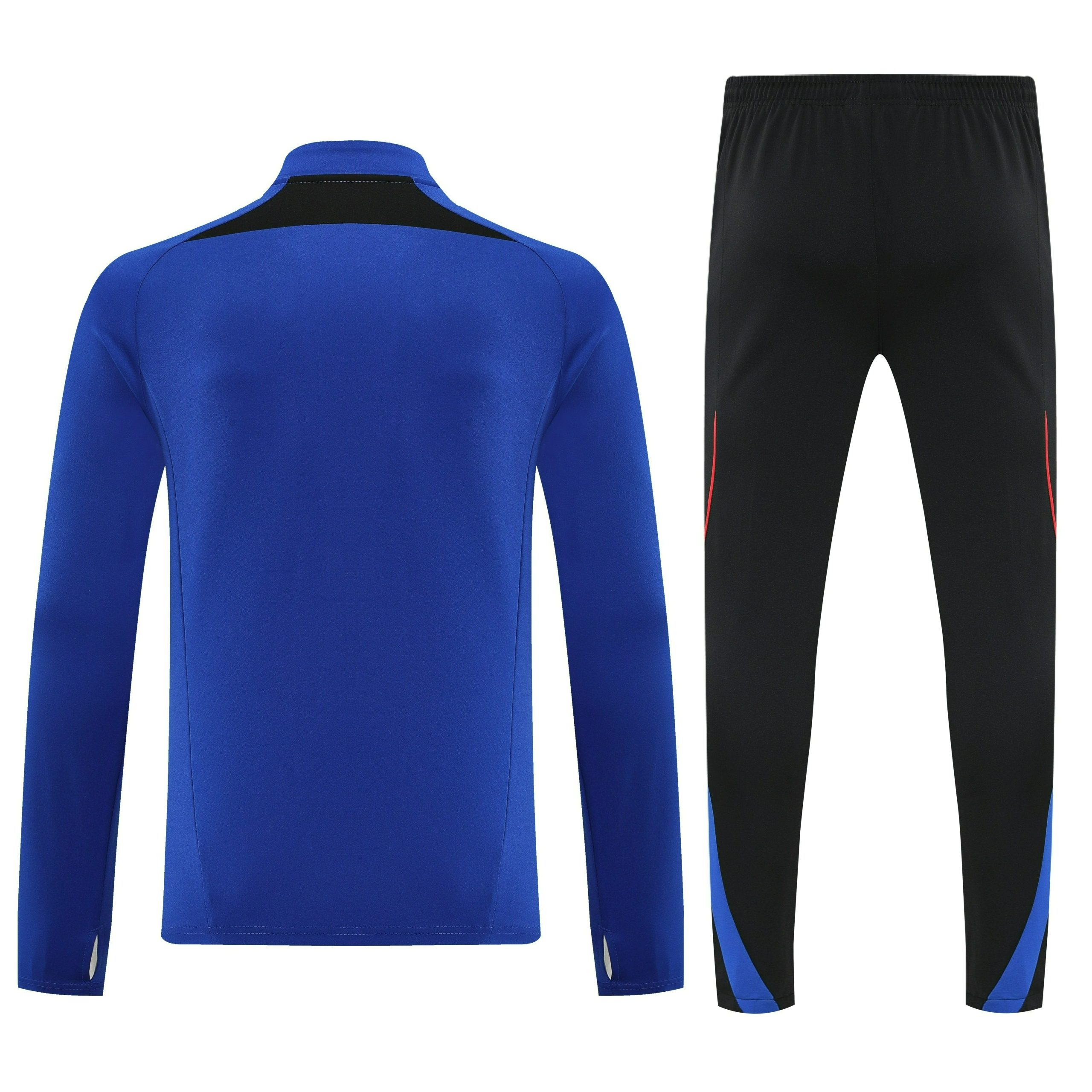Manchester United Training Kit (Sweatshirt+Pants) Blue 2025/26 - Player Version - Image 4