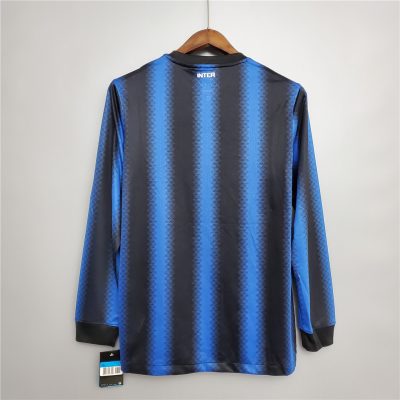 Alternative view of Inter Milan Jersey Custom Home Retro Soccer Jersey Long Sleeve 2010/11