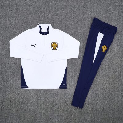 Alternative view of Portugal Training Kit (Sweatshirt+Pants) White 2025