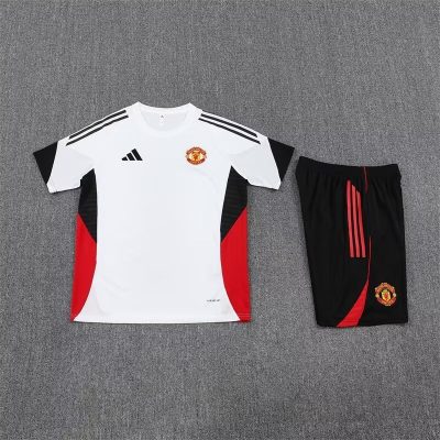 Alternative view of Manchester United Training Jersey Kit White 2025/26