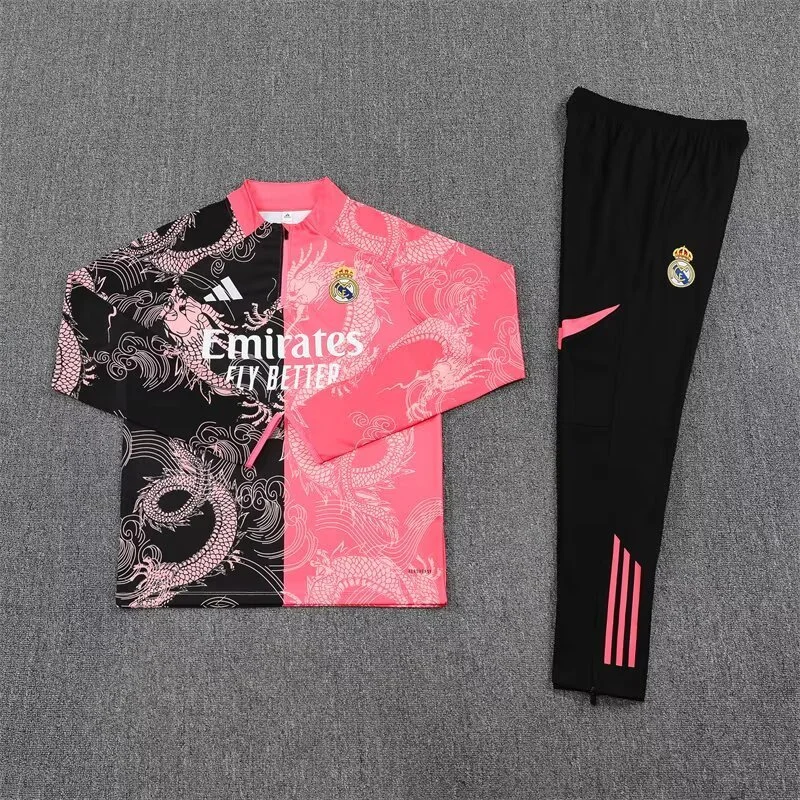 Real Madrid Training Kit (Sweatshirt+Pants) Dragon 2025/26 - Image 3