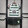 Sporting CP Retro Soccer Jersey Home Kids Kit Jersey+Shorts 2001/03