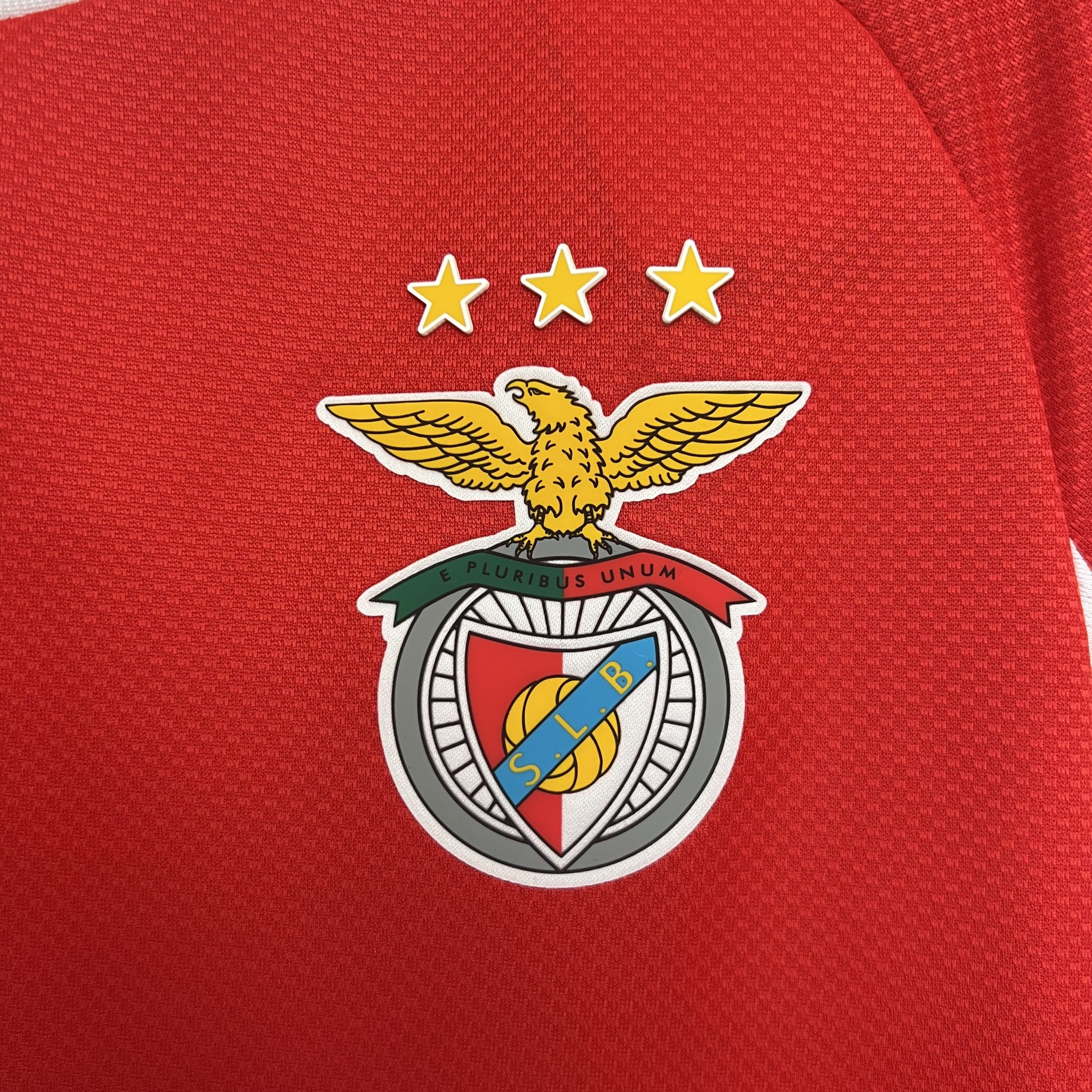 Benfica Soccer Jersey Home Long Sleeve Custom Shirt 2025/26 - Image 3