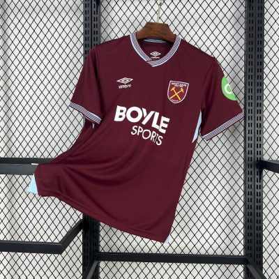 West Ham United Football Jersey Home Custom Shirt 2025-26