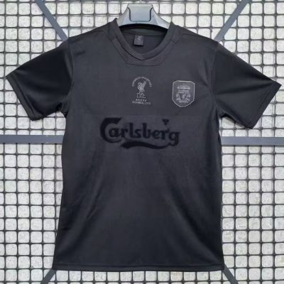 Liverpool Football Jersey 20th Anniversary Istanbul Blackout Custom Shirt 2025/26