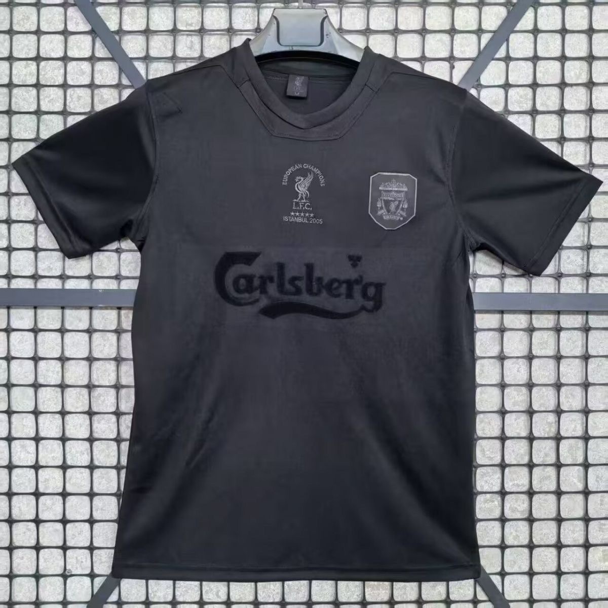 Liverpool Football Jersey 20th Anniversary Istanbul Blackout Custom Shirt 2025/26