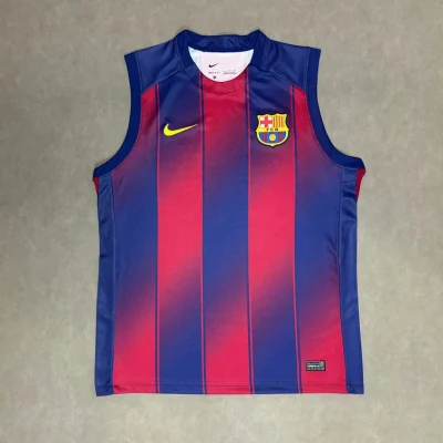 Barcelona Home Soccer Jersey Custom Vest 2025/26