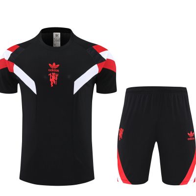 Manchester United Training Jersey Kit Black 2025/26