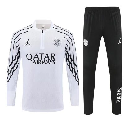 PSG Training Kit (Sweatshirt+Pants) White 2025/26