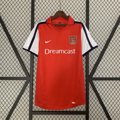 Arsenal Soccer Retro Jersey Home Custom Shirt 2000-02