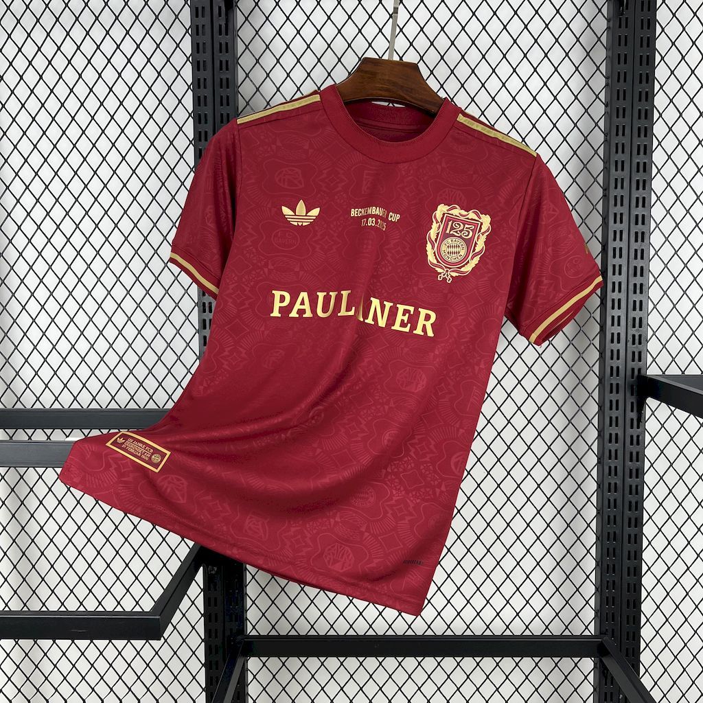 Bayern Munich Soccer Jersey 125th Anniversary Beckenbauer Cup Shirt 2025/26 - Image 5