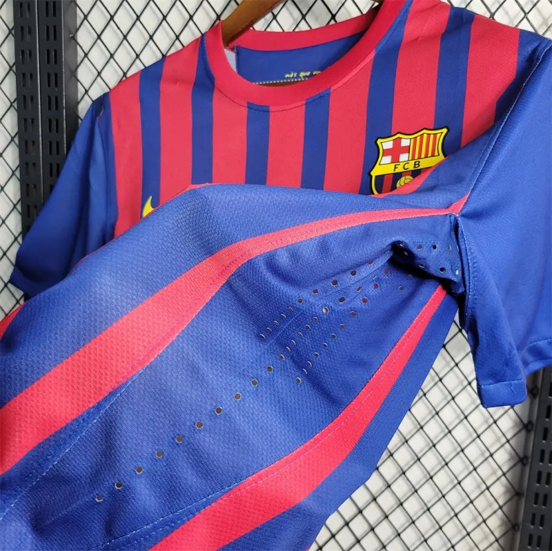 Barcelona Retro Jersey Home Soccer Shirt 2011-12 - Image 5