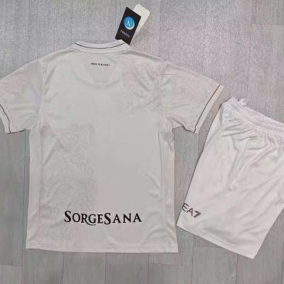 Alternative view of Napoli Soccer Jersey Away Kids Kit Jersey+Shorts 2025-26