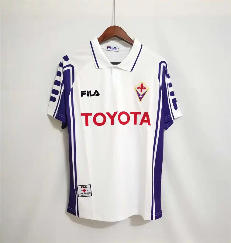 Fiorentina Retro Soccer Jersey Away Custom Shirt 1999/00