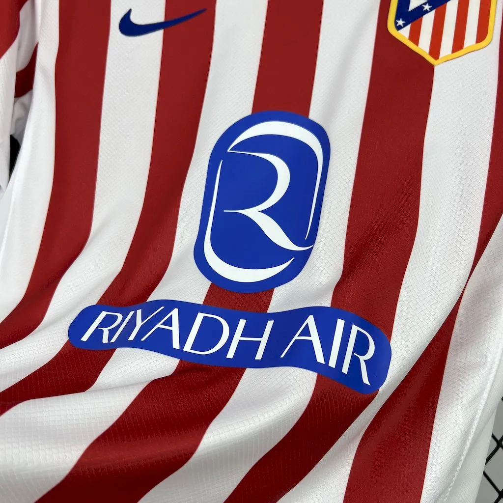Atletico Madrid Soccer Jersey Home Custom Shirt 2025/26 - Image 5