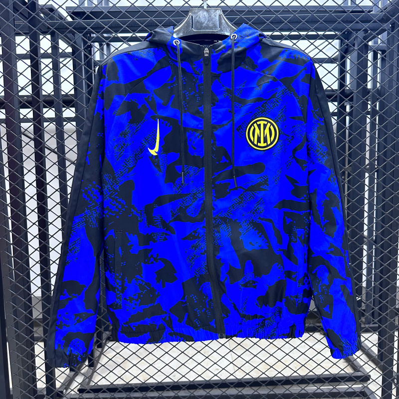 Inter Milan Windbreaker Jacket Blue&Black 2025/26