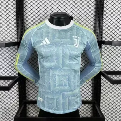 Juventus Soccer Jersey Away Long Sleeve Shirt 2025/26