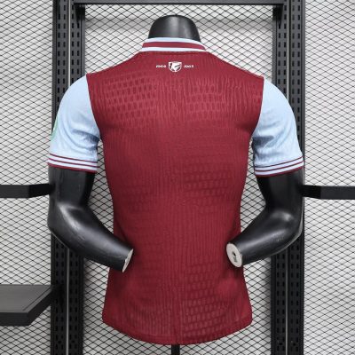 Alternative view of West Ham United Football Jersey Home Shirt 2024/25