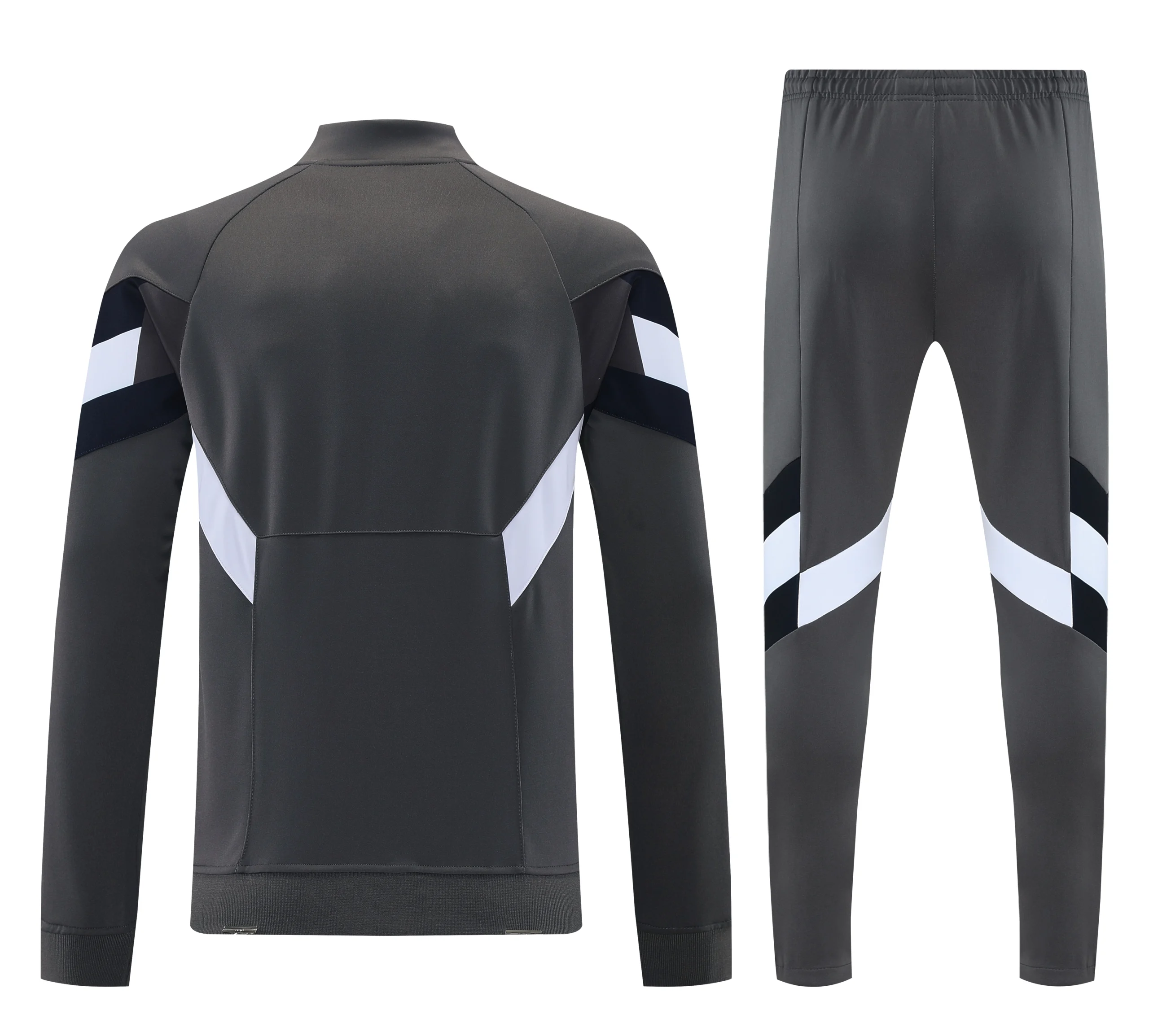 Real Madrid Training Kit (Jacket+Pants) Grey 2025/26 - Image 2