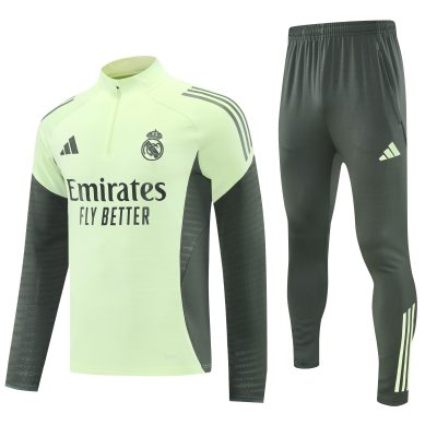 Real Madrid Training Kit (Sweatshirt+Pants) Light Green 2025/26 - Player Version