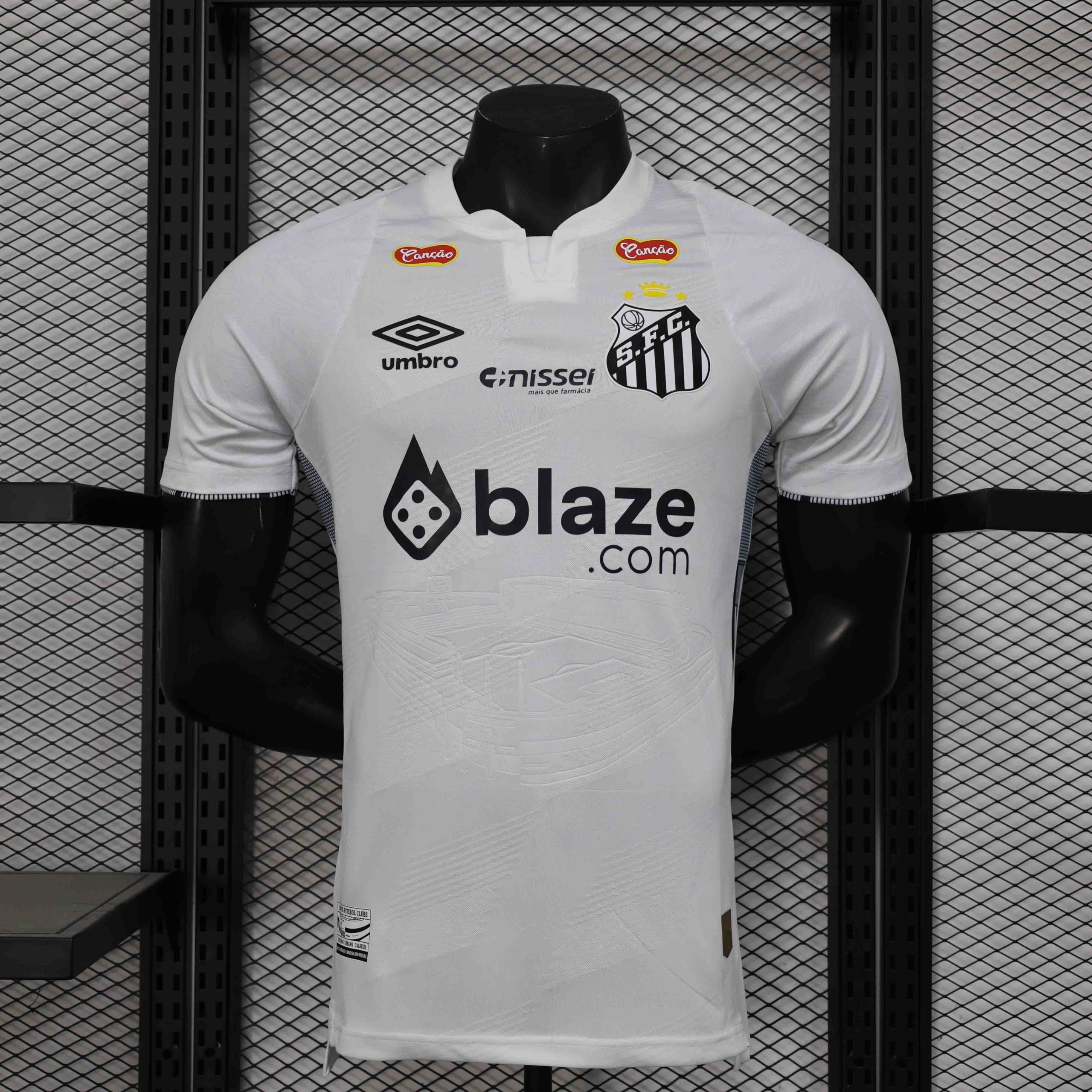 Santos FC Soccer Jersey Home Shirt All Sponsor 2024