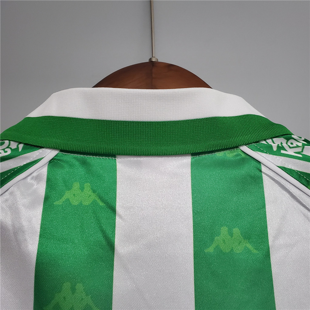 Real Betis Retro Jersey Home Soccer Shirt 1995/97 - Image 3