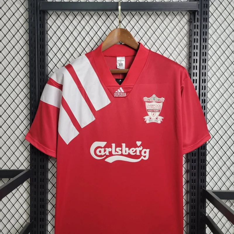 Liverpool Retro Football Jersey Home Custom Shirt 1992-93 - Image 4