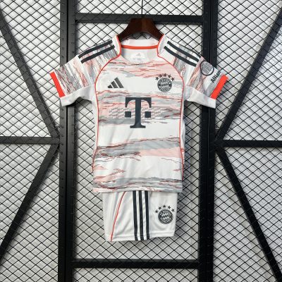 Bayern Munich Away Kids Kit Jerseys+Shorts 2025/26