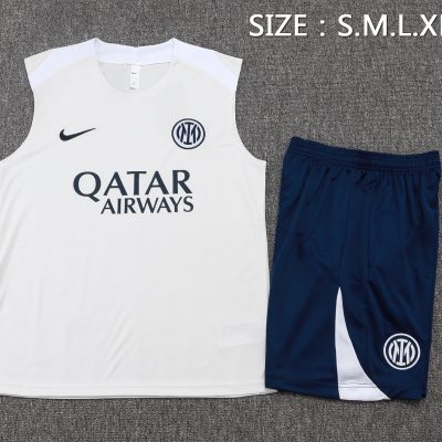 Alternative view of Inter Milan Sleeveless Training Kit Gray 2025/26