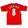 Gerrard #8 Liverpool Retro Football Jersey Home UCL Final Shirt 2004/05