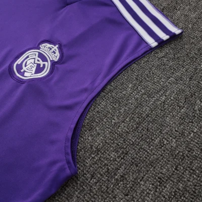 Alternative view of Real Madrid Sleeveless Training Kit Purple 2025/26