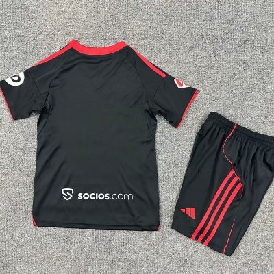 Alternative view of Sevilla FC Soccer Jersey Third Away Kids Kit Jersey+Shorts 2025/26