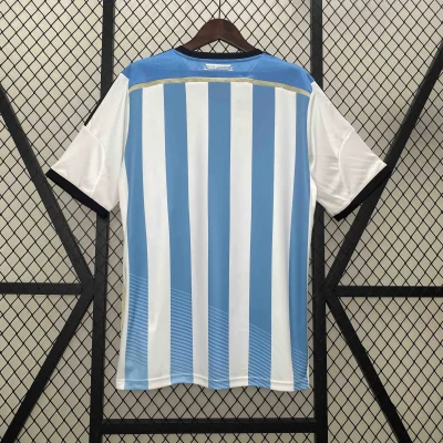 Alternative view of Argentina Retro Jersey Custom Home Football Jersey 2014