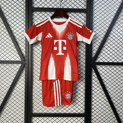 Bayern Munich Home Kids Kit Jerseys+Shorts 2025/26