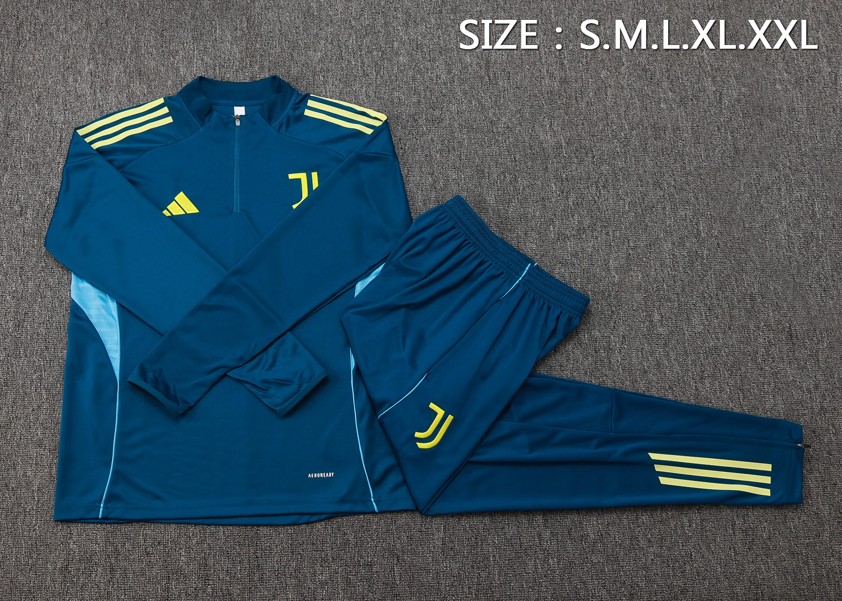 Juventus Training Kit (Sweatshirt+Pants) Indigo Blue 2025/26 - Image 3