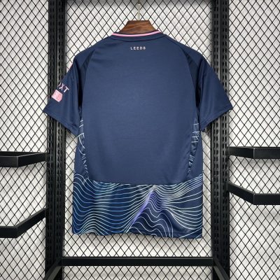 Alternative view of Leeds United Football Jersey Third Away Custom Shirt 2024/25