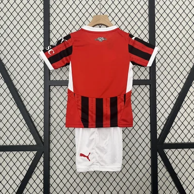 Alternative view of AC Milan Soccer Jersey Home Kids Kit Jersey+Shorts 2024/25